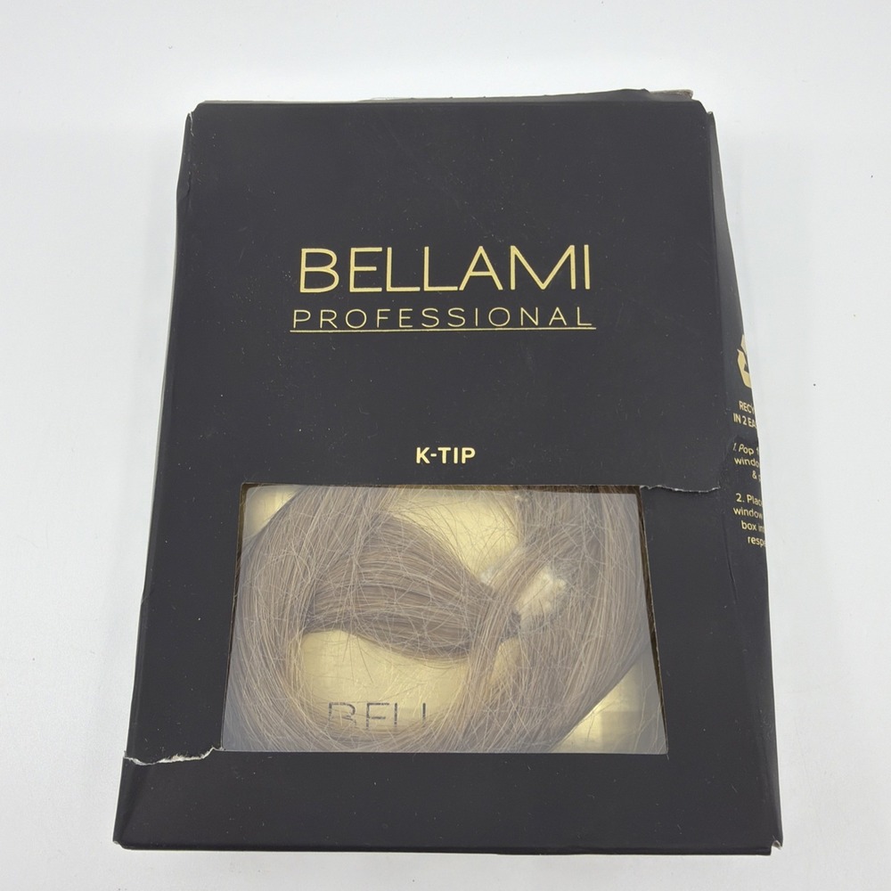 Bellami KERATIN TIP Vanilla Latte / #8/8/60 20" 25g New Sealed Remy Human Hair